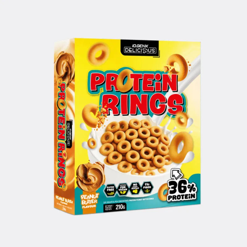 Protein rings peanut butter