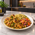 Poulet Yassa & Boulgour — plat préparé, portion de 460 g