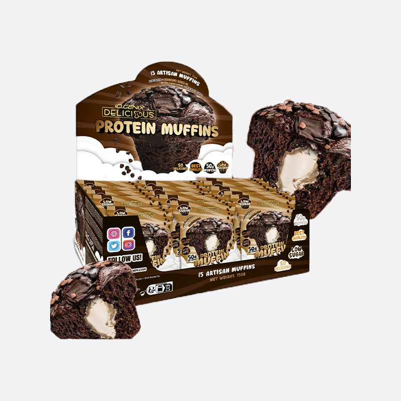 Muffins protéinés Iogenix Protein Muffins (15 Unités)